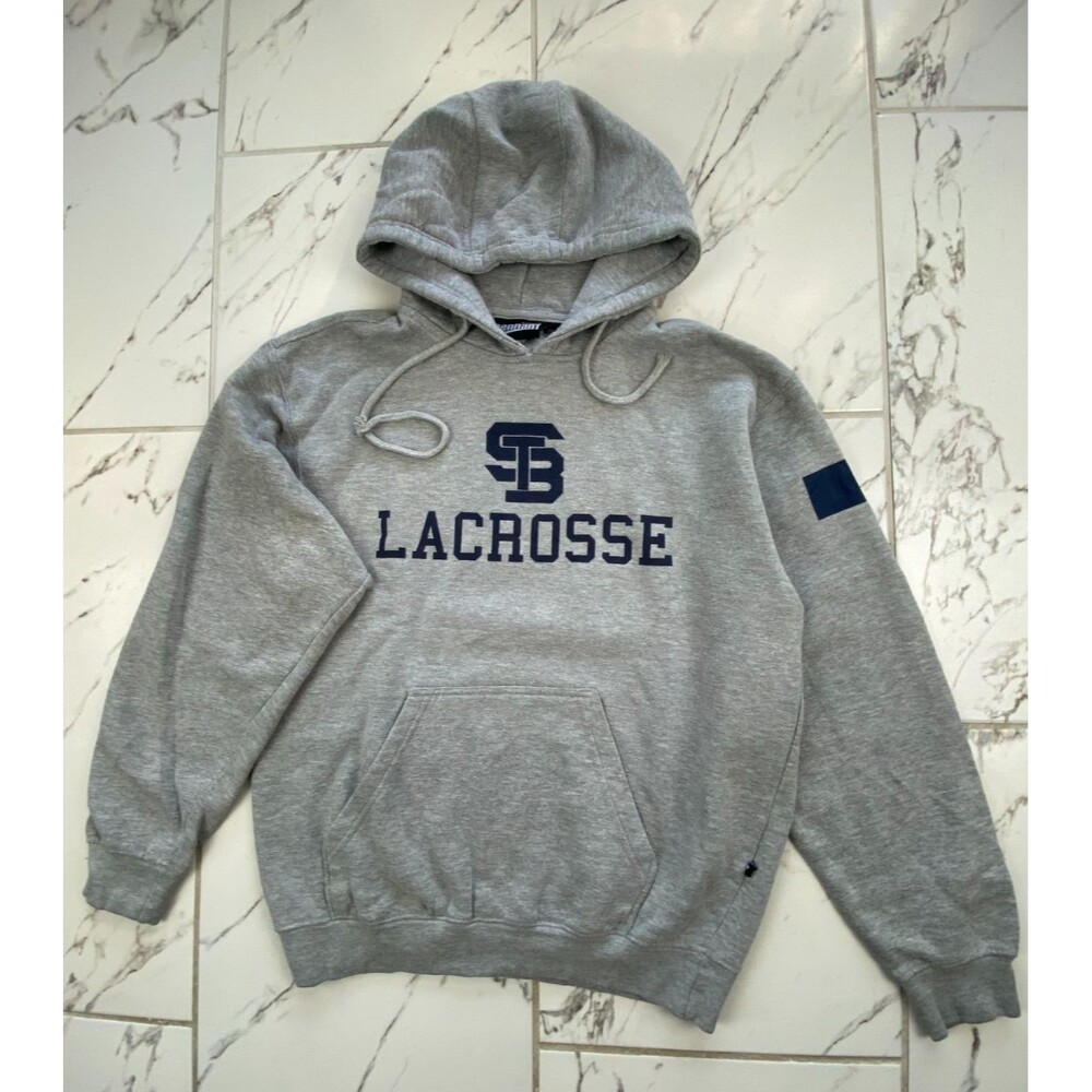 Pennant Sportswear Mens Small Grey St Josephs Prep Lacrosse Pullover Hoodie
